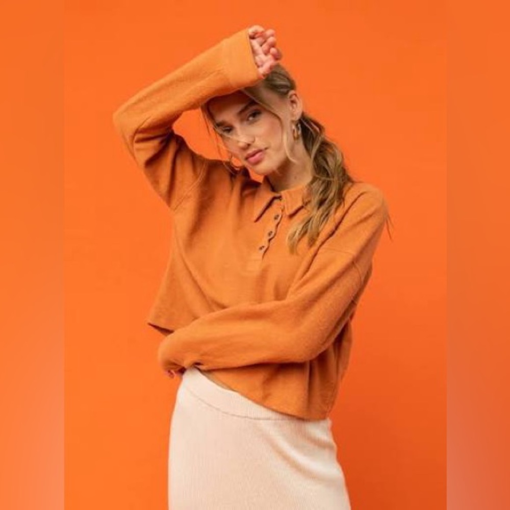 Roxy All Day Everyday Fleece Long Sleeve Polo